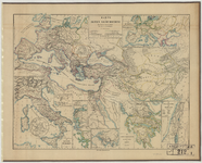 2712.1 Karte zur Alten Geschichte : Blad met kaart en 7 inzetkaarten betreffen de oude geschiedenis van Europa en het ...