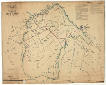 3292.1 Kaart van het Waterschap Wester-kwartier : Kaart van het waterschap Westerkwartier met aanduiding van ...