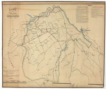 3292.3 Kaart van het Waterschap Wester-kwartier : Kaart van het waterschap Westerkwartier met aanduiding van ...
