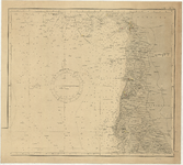 3632 No.. 50 (Tit. III nr. 14). : Kaart van een gedeelte van de Noordzee met een deel van de Deense Waddenkust met de ...