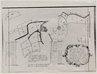 3747.1 Foto van een kaart van landen onder het kerspel Ezinge, gemeten in opdracht van de Burgemeester Bus met ...
