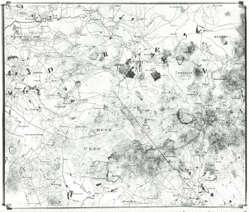 3947.7 VII : Blad met een deel van Drenthe van de Kaart van het oostelijk frontier des koningrijks der Nederlanden / ...