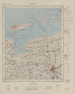 4130.1 Nederland 1:100.000 Groningen 3 : Noordwestelijk deel van de provincie / Ministerie van Oorlog, Topografische ...