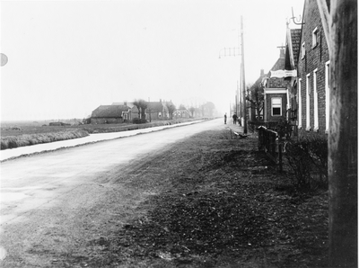 1775 Borgercompagnie : Borgercompagniesterweg ten zuiden van Welgelegen , gezien vanuit het Noorden, 1933