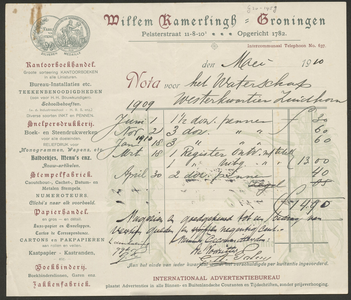 G20-145g Willem Kamerlingh te Groningen (gem), 1910