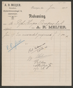 G20-460 A.R. Meijer te Groningen (gem), 1905