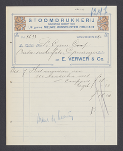 W60-4d E. Verwer & Co. te Oldambt (Winschoten), 1920