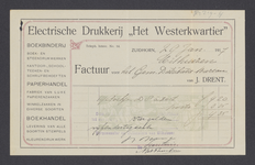 Z19-4 J. Drent, Electrische Drukkerij Het Westerkwartier te Zuidhorn (Zuidhorn), 1917