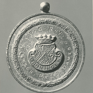 10427 Medaille achterzijde: - , 1946