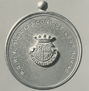 10358 Medaille achterzijde: - , 1946