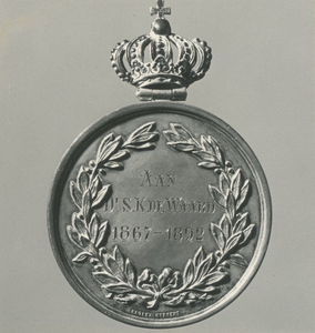 10344 Medaille: (van) dr. S.K. de Waard, 1892