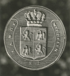 10505 Zegelstempel: (het kantoor generaal der) middelen te (water en te) lande (te Groningen)