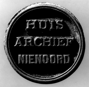 10268 Inktstempel: HUIS ARCHIEF NIENOORD