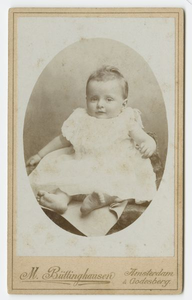 14 Onbekende baby / M. Büttinghausen, Amsterdam, eind 19e eeuw