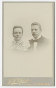 20 Jan Pelinck Stratingh (1837-1924) en zijn vrouw Johanna Christina Catharina Struick (1831-1897) / J.F. Blöte, ...