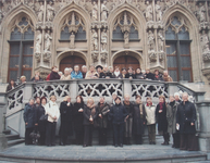 82 Excursie naar Leuven; groepsfoto