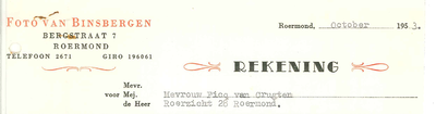 189 Binsbergen, 1953