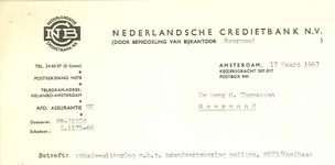 116 Credietbank N.V., Nederlandsche, 1967