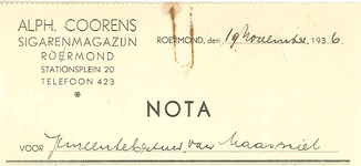 239 Coorens, Alph., 1936