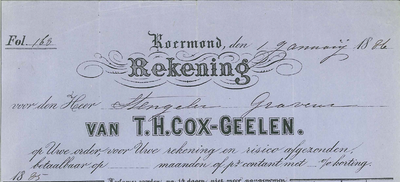 290 Cox-Geelen, T.H., 1886