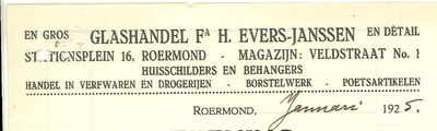109 Evers-Janssen, Fa. H., 1925