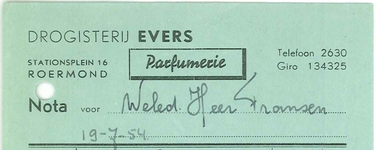 112 Evers, 1954