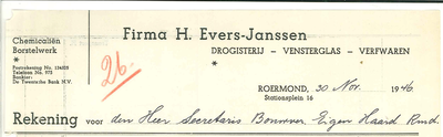 113 Evers-Janssen, Firma H., 1946