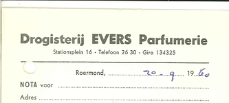 116 Evers, 1960