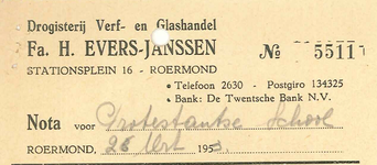 136 Evers-Janssen, Fa. H., 1953