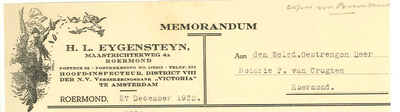 150 Eygensteyn, H.L., 1930