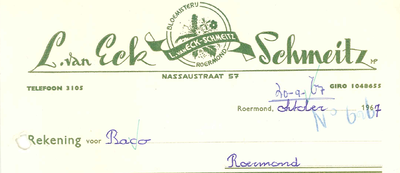 3 Eck-Schmeitz, van L., 1967