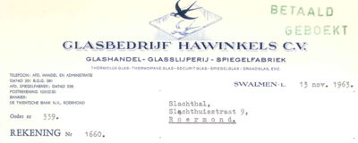 71 Hawinkels C.V., 1963