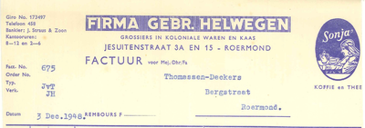 89 Helwegen, Firma Gebr., 1948