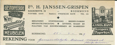 104 Janssen-Grispen, Fa. H., 1949