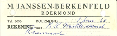 110 Janssen-Berkenfeld, M., 1958