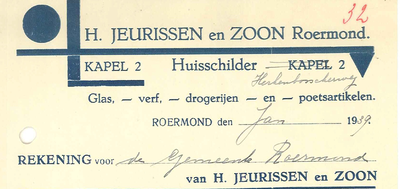 257 Jeurissen en Zoon, H., 1939
