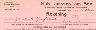 79 Janssen van Son., Hub., 1910