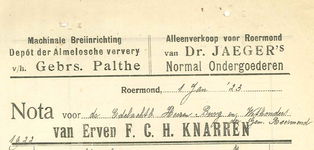 105 Knarren, Erven van F.C.H., 1922