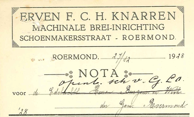 111 Knarren, Erven F.C.H., 1928