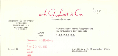 194 Last & Co., A.G., 1960