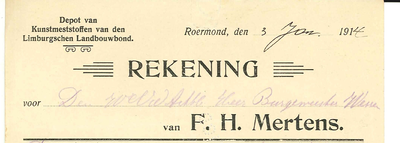 152 Mertens, F.H., 1914