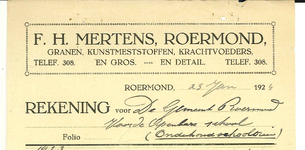 154 Mertens, F.H., 1924