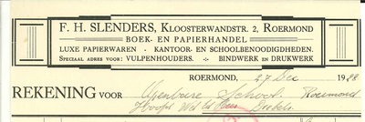 134 Slenders, F.H., 1928