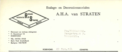 356 Straten, A.H.A.van, 1964