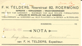 12 Telders, F.H., 192