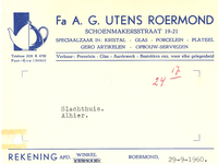 11 Utens, Fa A.G., 1960