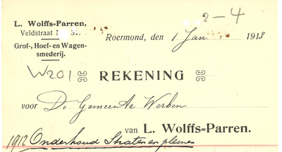 201 Wolffs-Parren, L., 1913