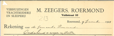 13 Zeegers, M., 1924