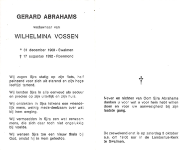  Abrahams, Gerard