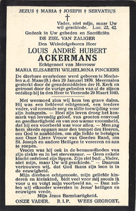  Ackermans, Louis André Hubert